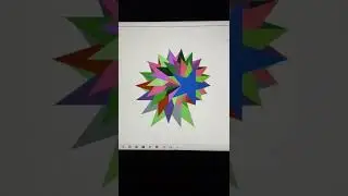 Amazing Star ⭐ Illustration using Python | Python Turtle | Python Programming 👩‍💻 | Python Tutorial