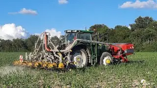 🌽 Binage 🌽 / John deere 6155R & bineuse phenix 9 rangs /  ETA Van lersel frères