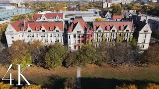 Droning University Of Chicago 4K