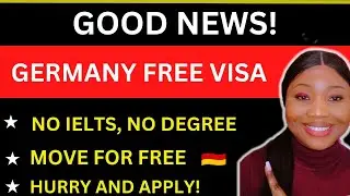 MOVE TO GERMANY BY JUNE 2023 FOR FREE | NO IELTS, NO DEGREE REQUIRED 