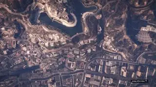 gta story to online map transition (vinewood hills)