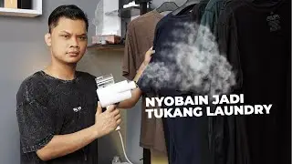Nyobain Setrika Uap Portable dari Xiaomi..