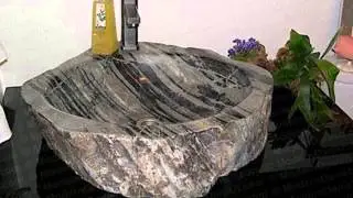 Раковина из камня   для эксклюзивной ванной комнаты