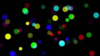 colorful bokeh light overlay effect