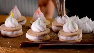 ASMR How to Make Snacks with Woods & Shaving Cream 🌳🍪(4K 60fps, Not Eating Sounds)