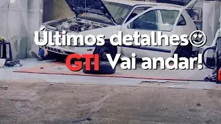 MEU GOLF GTI MK3 QUASE PRONTO PRA ANDAR!😍 |Resolvendo alguns problemas+resenha + Golf V8
