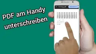 PDF auf Android & iPhone Smartphone unterschreiben | Anleitung