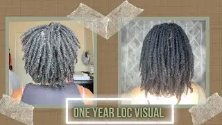 1 Year Loc Journey | Loc Visual with lots of pictures and videos| 4c hair
