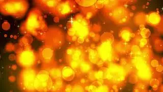 No Copyright Golden Particles Bokeh Background Lights Animation Seamless Loop
