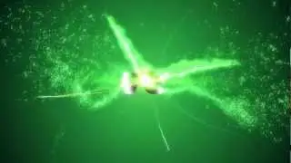 2 Lights Reveal Logo Intro / Opener (Pure Green)