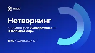 Нетворкинг с компанией «Северсталь» – «Стальной мир»
