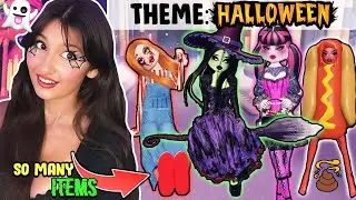 Buying *NEW* HALLOWEEN Themes In Dress To Impress! (USING NEW ITEMS)