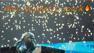 A spark fell on Alan Walker's hair 🔥🔥🔥