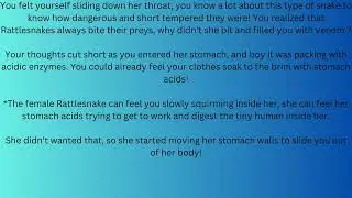 (Requested) Rattlesnake Full Tour Soft Vore POV