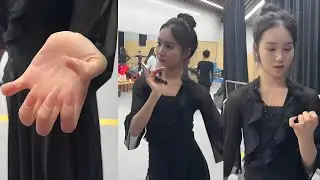 【4K】舞蹈生王昭君新做了美甲，在大陸花了九十多人民幣 はネイルを新調し、大陸で90元以上使った    #DanceBasic Skills #chinese step dance #亮點滿滿 走光