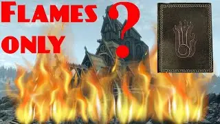 can you beat Skyrim as a human flamethrower?