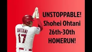 Shohei Ohtani's 26th-30th HR Of The Season 2021 | 大谷翔平の 2021 年シーズン 26 ～ 30 番目の HR #shorts