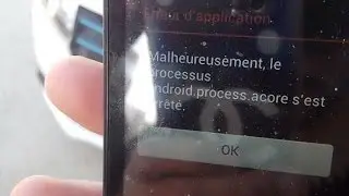 malheureusement le processus android process acore s'est arrêté