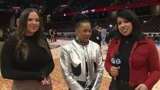 News 5's sports reporters talk with South Carolina coach Dawn Staley after NCAA Championship win