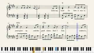 Yesterday Once More - Carpenters (Piano Solo Tutorial)