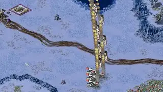 When the V3 Rocket Launcher launches the Demolition Truck！ -Red Alert2