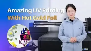 UV Printing With Hot Gold Foil