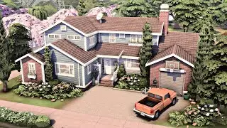 BIG FAMILY HOUSE 🏡 The Sims 4 Speed Build