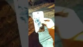 Нашли сломанный 6s и проверили на прочность , телефон в дребезги