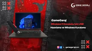 GameGaraj | Preparing a USB drive for Windows 11 Installation and Windows Installation | 