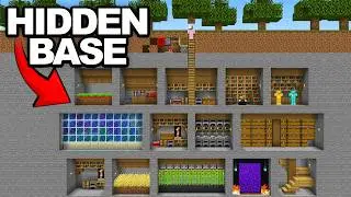 I Built The Perfect Underground Base In Minecraft Hardcore