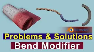 Blender Tutorial for Complete Beginners - Part 3(Simple Deform) | Bend & Twist | #blendertutorial