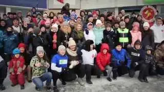 Русская пробежка Новосибирск 18 января 2015