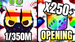 *PRETTY LUCKY* Opening x250 Mega Lucky Dice 2 in Pet Simulator 99 (Roblox)