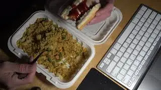ASMR - ASIAN FRIED RICE EATING SOUNDS