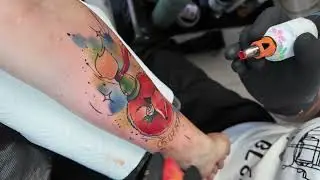 REAL TIME Watercolor Tattoo