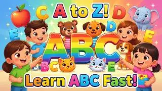 ABC Around the World 🌍✈️ | Learn the Alphabet with Countries A–Z | Fun Kids Travel Song