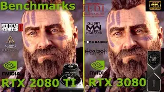 RTX 3080 vs RTX 2080 TI Benchmarks | Tested in 6 Games [4K with i10900K]