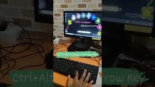 कम्प्यूटर स्क्रीन को घुमाएं #tips #trending #viral #tricks #tranding #shortvideo #computer #mcms