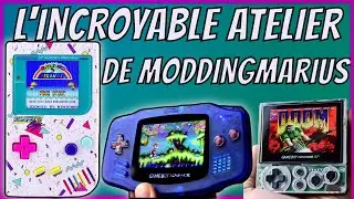 L'incroyable Atelier de Modding Marius !! Consoles custom & réparations (à regarder en 4k !)