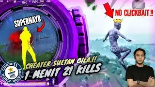 TENCENT CURANG😱..CHEATER APA INI ASLI 1 MENIT 21 KILLS GILA!! 