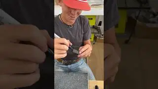 Marking Center on a Knife