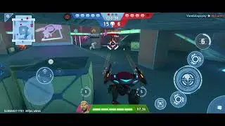 Panther with disc launcher deadly combo in whole squad #mecharena #gameplay #gaming