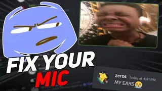 He got a new mic...