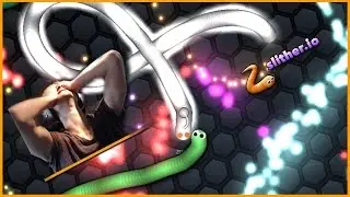 NUMBER #1 ON THE LEADERBOARD CHALLENGE! (Slither.io)