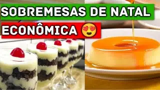 2 SOBREMESAS ECONÔMICAS PARA O NATAL 🎄😍