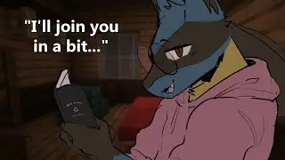 [Furry ASMR] Lucario studies while you lay in bed