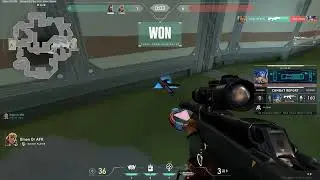 They say luck I say skill - valorant - op no scope 30fps