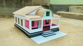 Cardboard House Model 😍