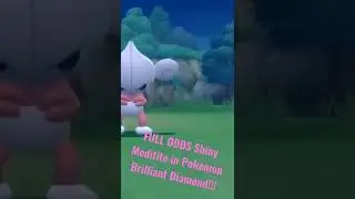 FULL ODDS Shiny Meditite in under 200 encounters!! [BDSP]