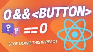 Conditional rendering in react. Don't do this way